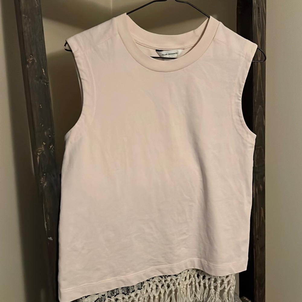 Small pink club Monaco 100% cotton top